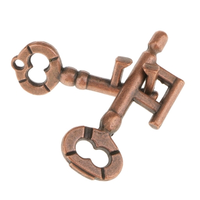Brain Teaser Metal Wire Puzzle Key by Hanayama