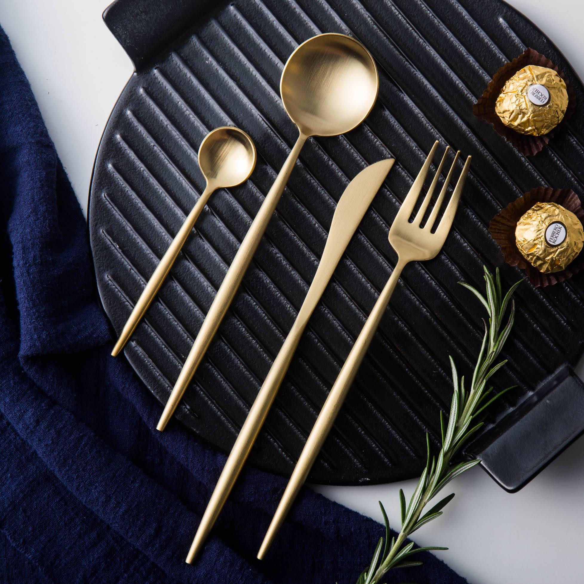 Matt Minimalist Cutlery Set