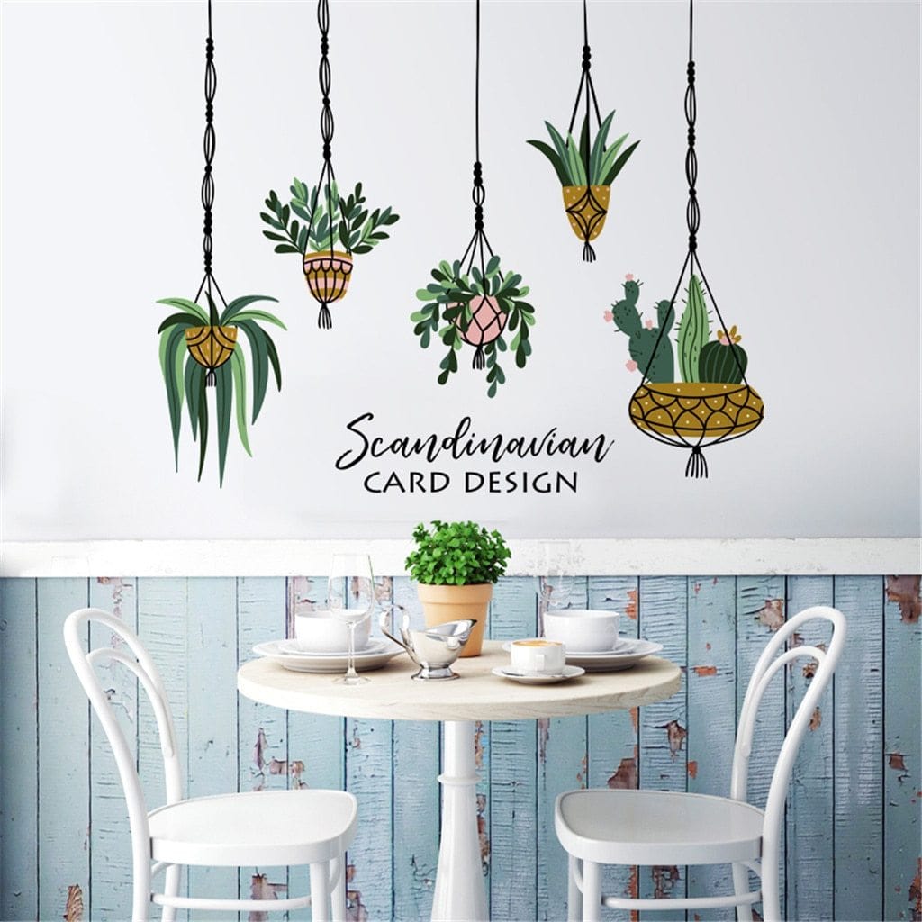 Tropical Plants Wall Stickers