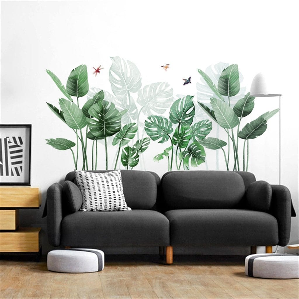 Tropical Plants Wall Stickers
